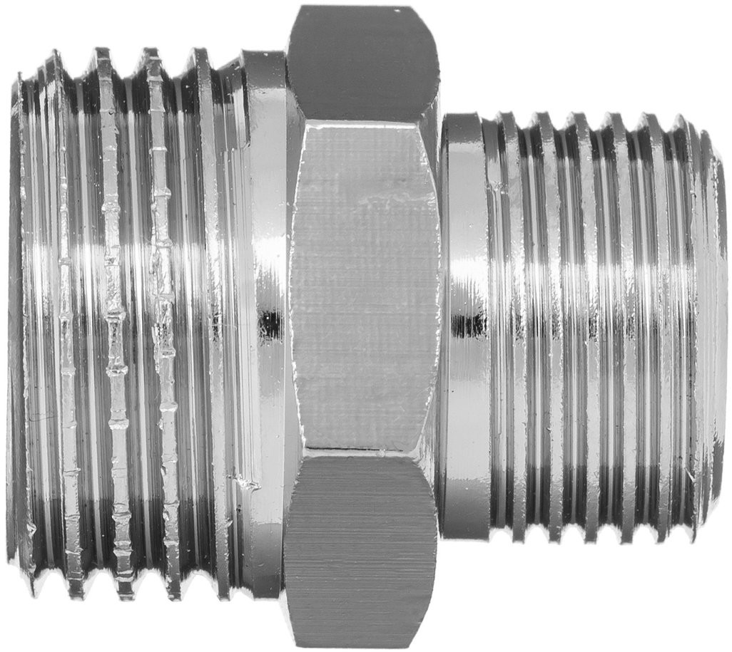 Invena Nypel redukcyjny chrom 3/8