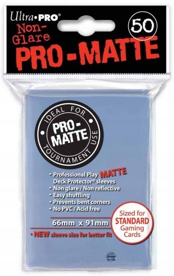 Koszulki Up Non-Glare Pro-Matte Przezroczyste 50