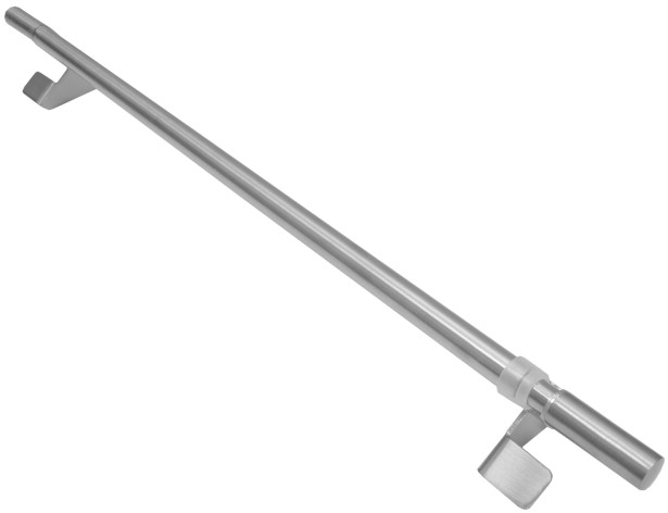 Pręt do zazdrostek Zylinder imitacja stali nierdzewnej 50 - 80 cm