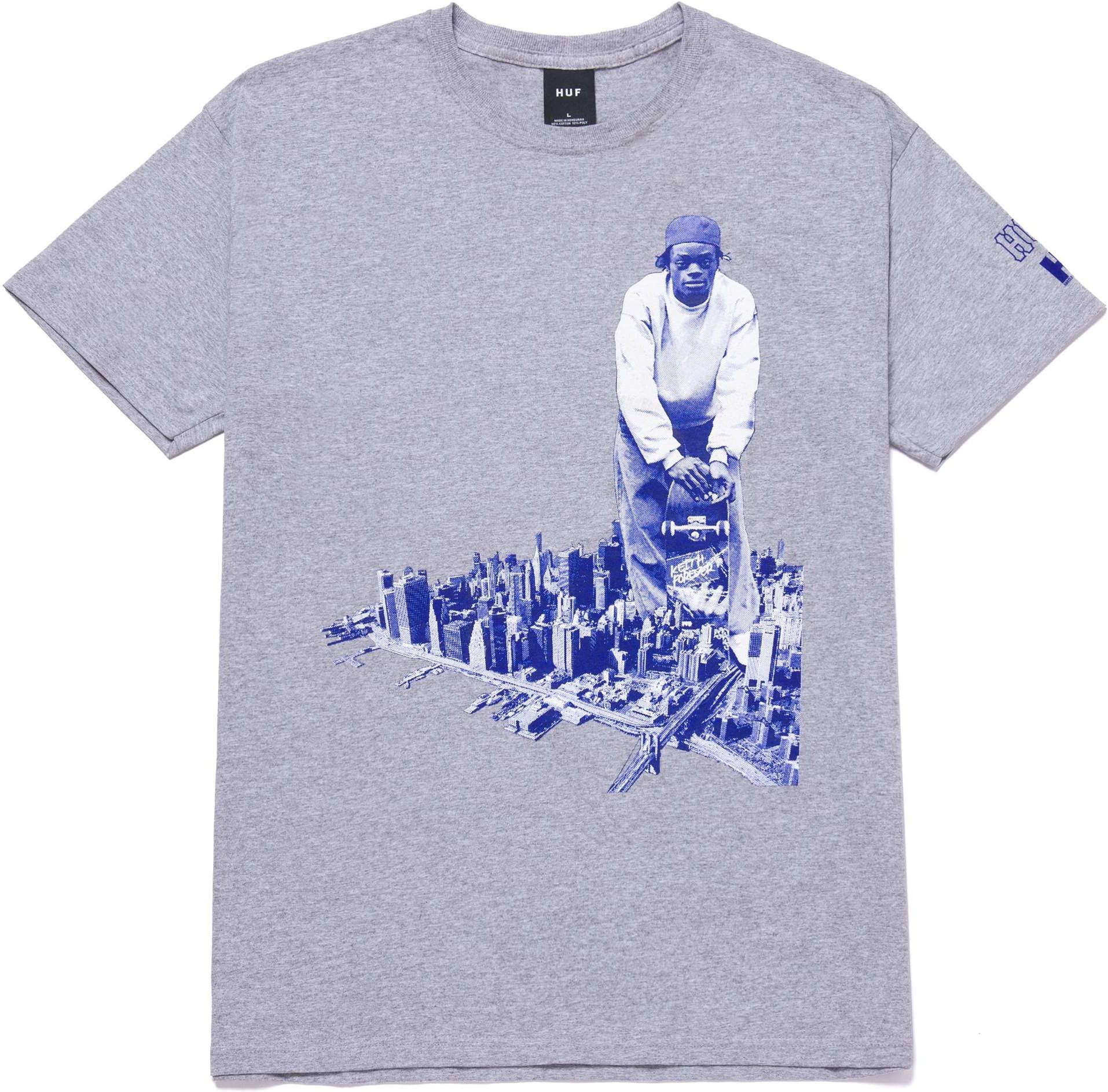 HUF t-shirt HUF HAROLD HUNTER FOUNDATION 2021 TEE Grey Heather