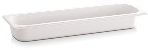 APS Pojemnik GN z melaminy | GN 2/4 | biały | gł. 65 - 100 mm 755