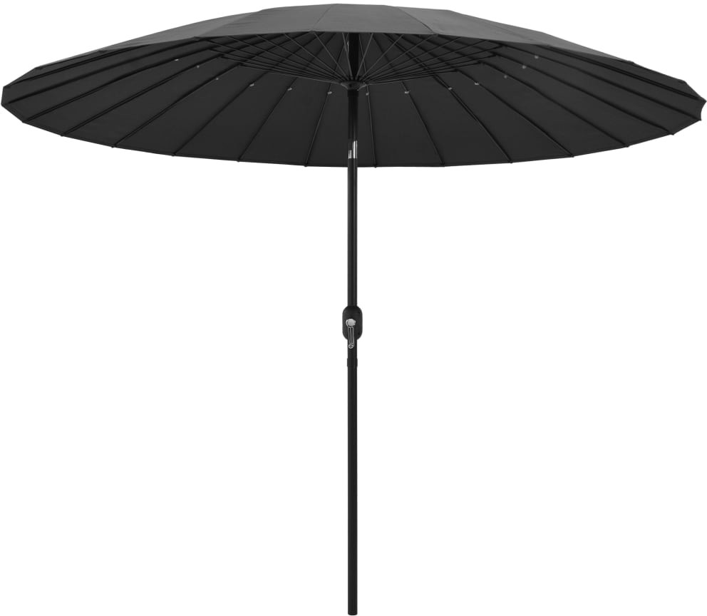 vidaXL Parasol ogrodowy na słupku aluminiowym, 270 cm, antracytowy vidaXL