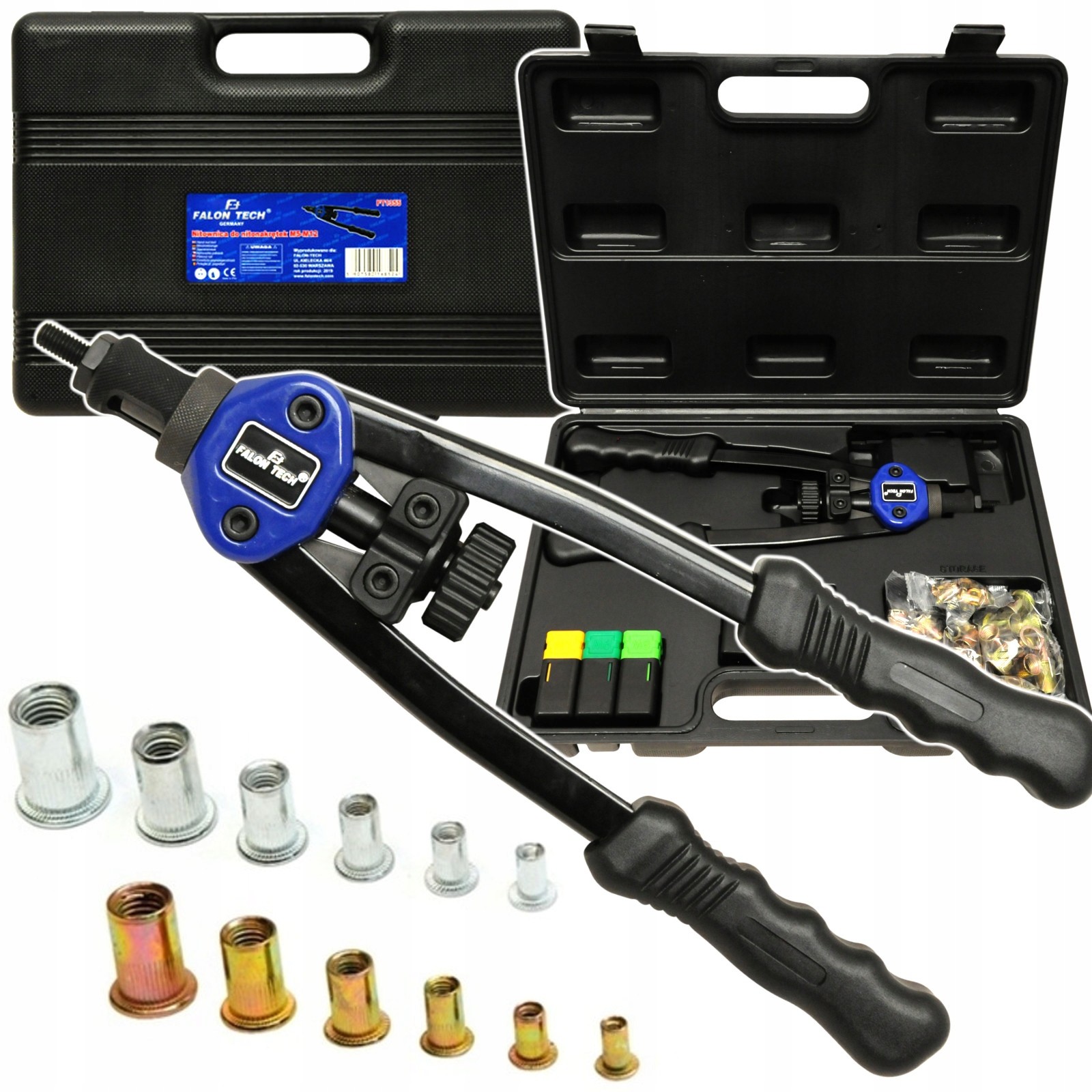 Nitownica Ręczna Dźwigowa Do Nitonakrętek M5-M12