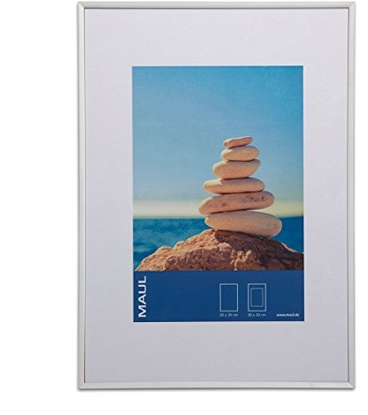 NA MAUL ramka zdjęcia aluminiowa, srebrna, srebro, 21 x 30 cm