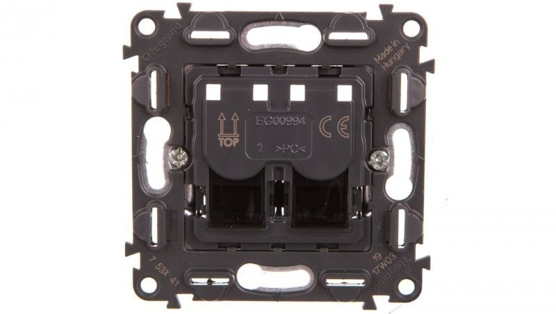 Legrand VALENA ALLURE Gniazdo podwójne 2xRJ45 kat.5e UTP 753041 753041