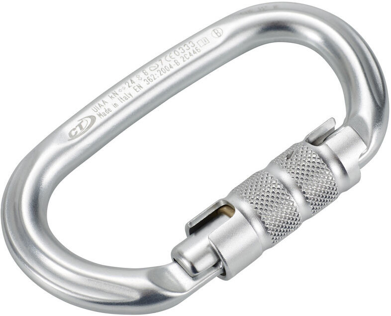 Climbing Technology Pillar TG Karabinek, silver 2020 Karabinki zakręcane 2C44600 XTB