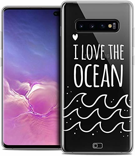 Samsung Caseink Etui ochronne do Galaxy S10+, ultracienkie, motyw: I Love Ocean CRYSPRNTETES10PLUSOCEAN