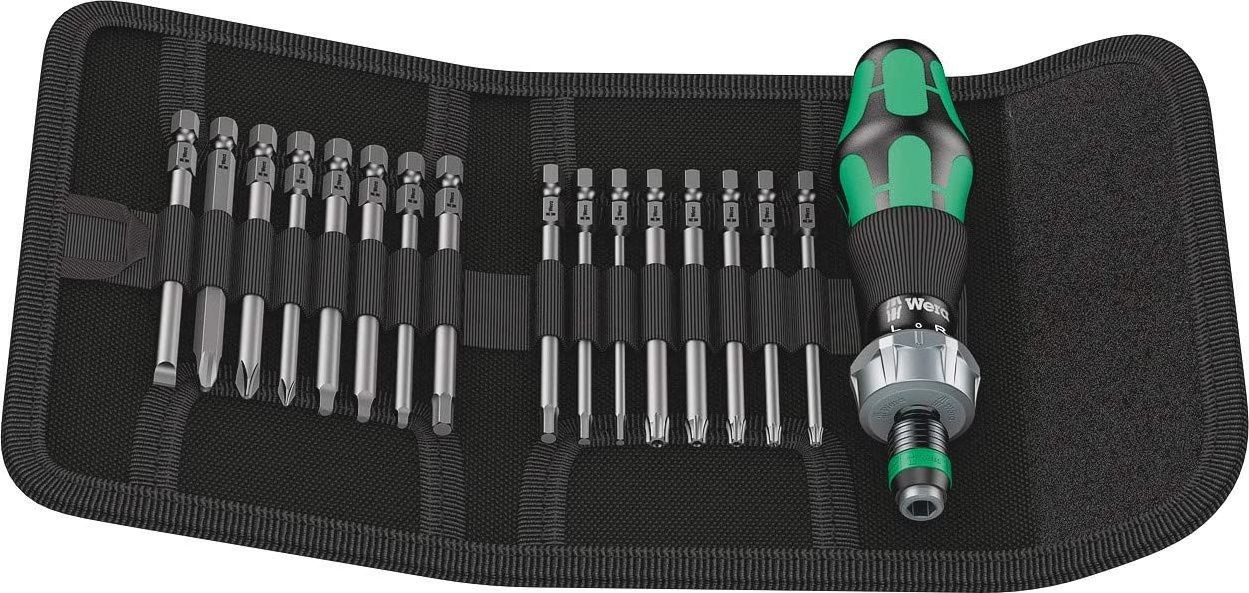 Wera Kraftform Kompakt 60 RA Imperial Folding pouch with 89 mm long bits 05051041001