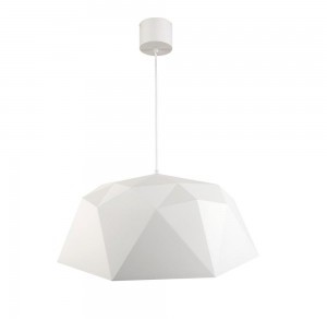 Orlicki Design INSP. ORLICKI Iseo bianco S Lampa wisząca 40 cm biała Iseo