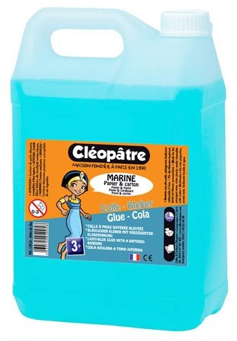 Cléopâtre cléo pâtre cmc5l butelka, granulat do wypełnienia Pack, granatowy, 5 kg CMC5L