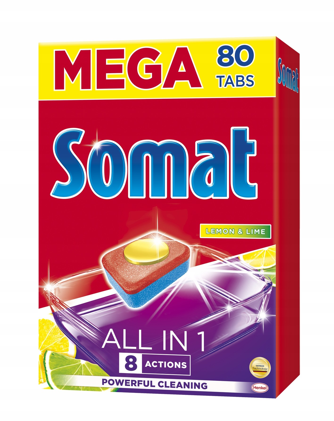 Somat Tabletki Do Zmywarki All In 1 Mega 80 Lemon