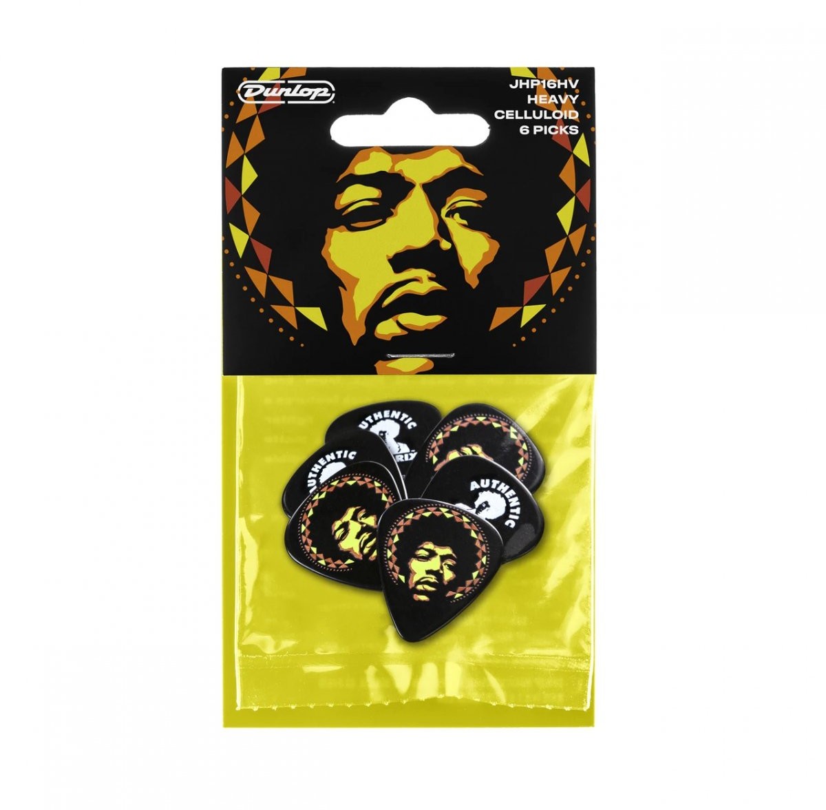 Dunlop Hendrix Aura Mandala 6 szt kostki gitarowe