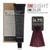 Insight Fitoproteinowy krem koloryzujący 6.77 deep purple, dark blond 60g I-6.77