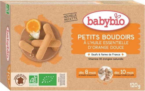 Biszkopty z olejkiem pomarańczowym BIO 120 g BabyBio