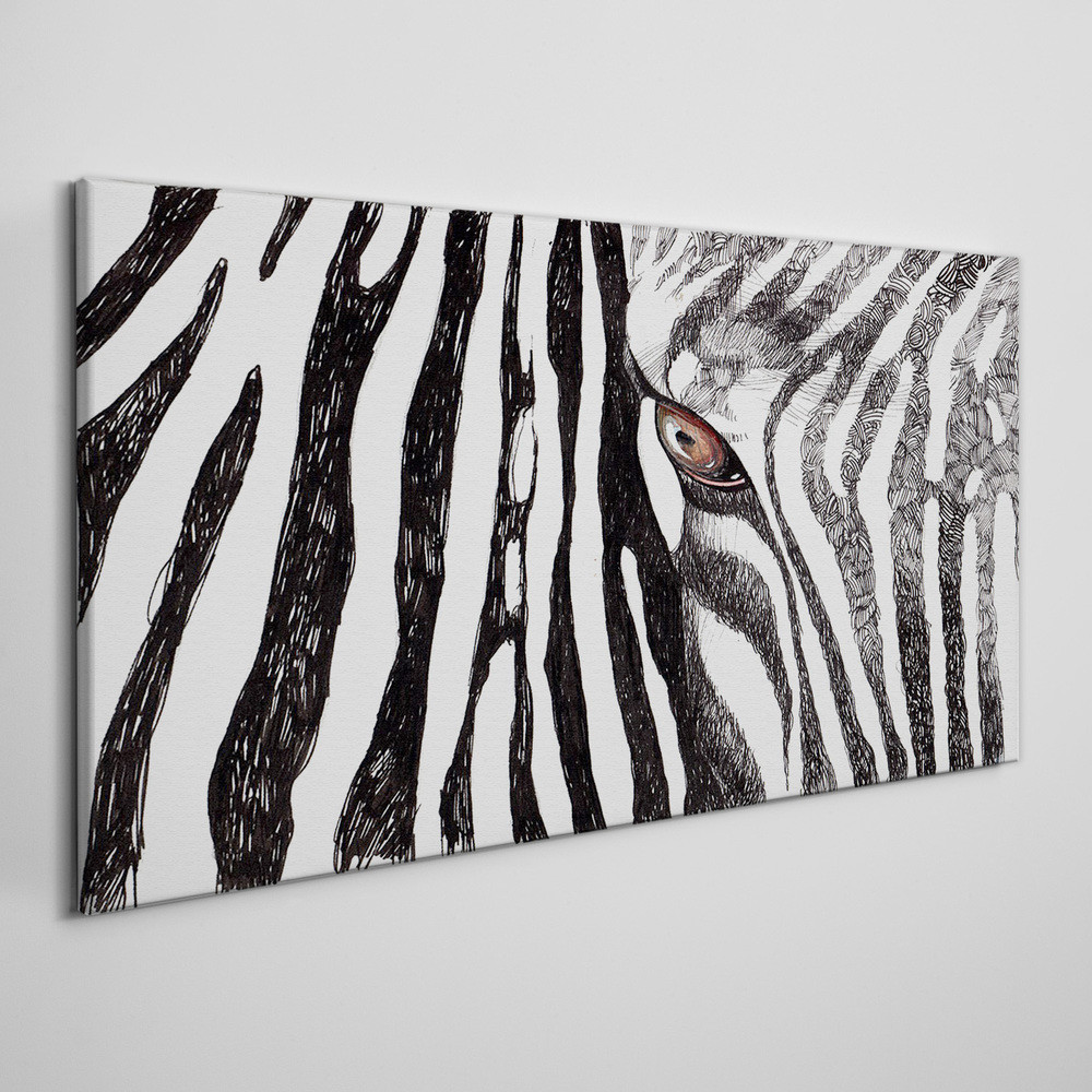 PL Coloray Obraz Canvas zwierzę zebra paski 100x50cm