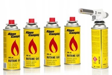 Palnik Gazowy Ceramiczny palnik + 5szt Gaz 400ml