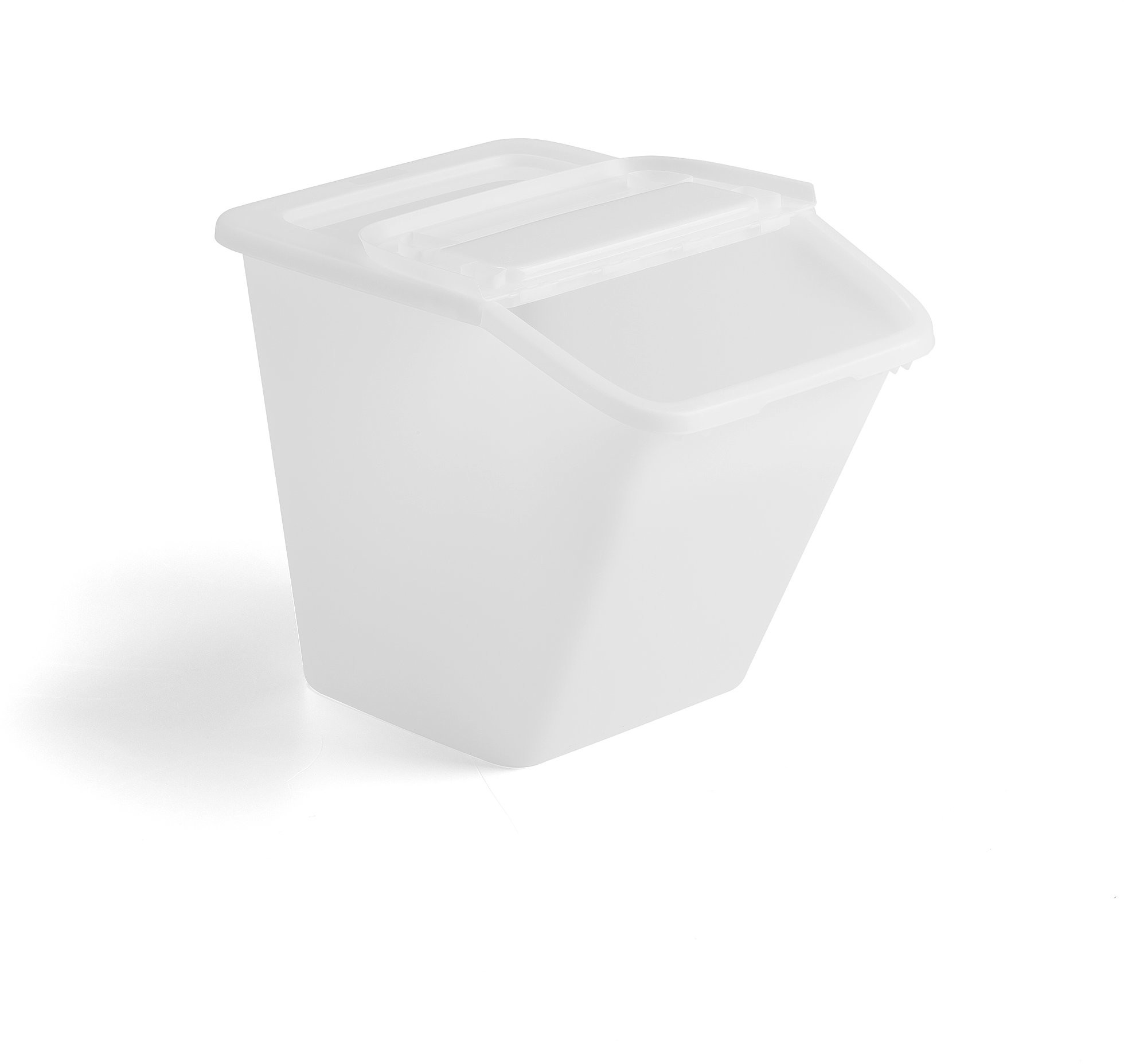 AJ Produkty Pojemnik do przechowywania, 435x560x395 mm, 55 L, biały