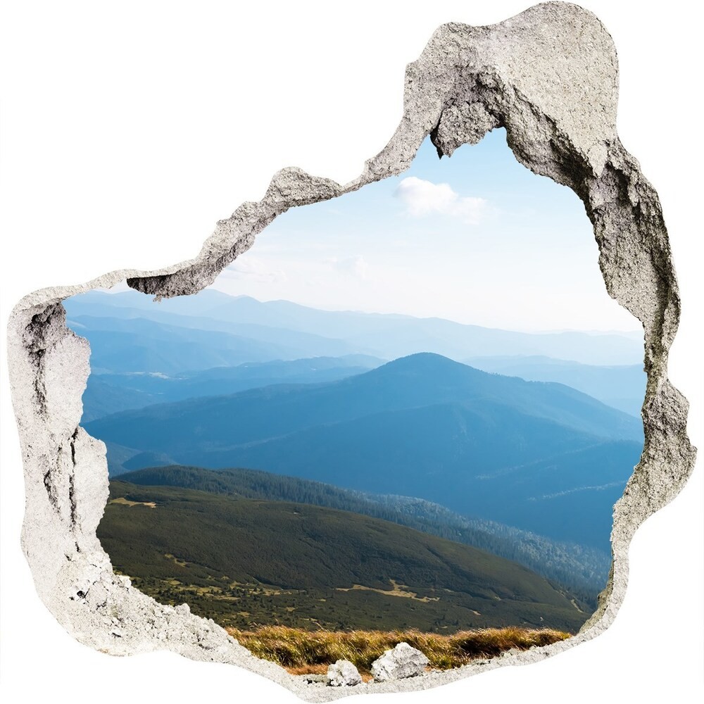 Wallmuralia.pl Dziura 3d w ścianie na ścianę Park narodowy Tatry