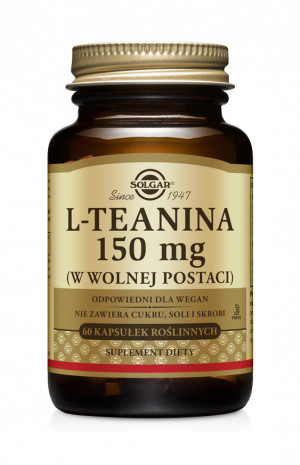 Solgar L-Teanina 150 mg, 60 kapsułek