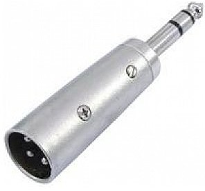 OMNITRONIC Adapter XLR plug/jack plug stereo 30226455