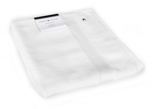 TOMMY HILFIGER TOMMY HILFIGER Ręcznik Biały Oryginalny 76x138 046249646678