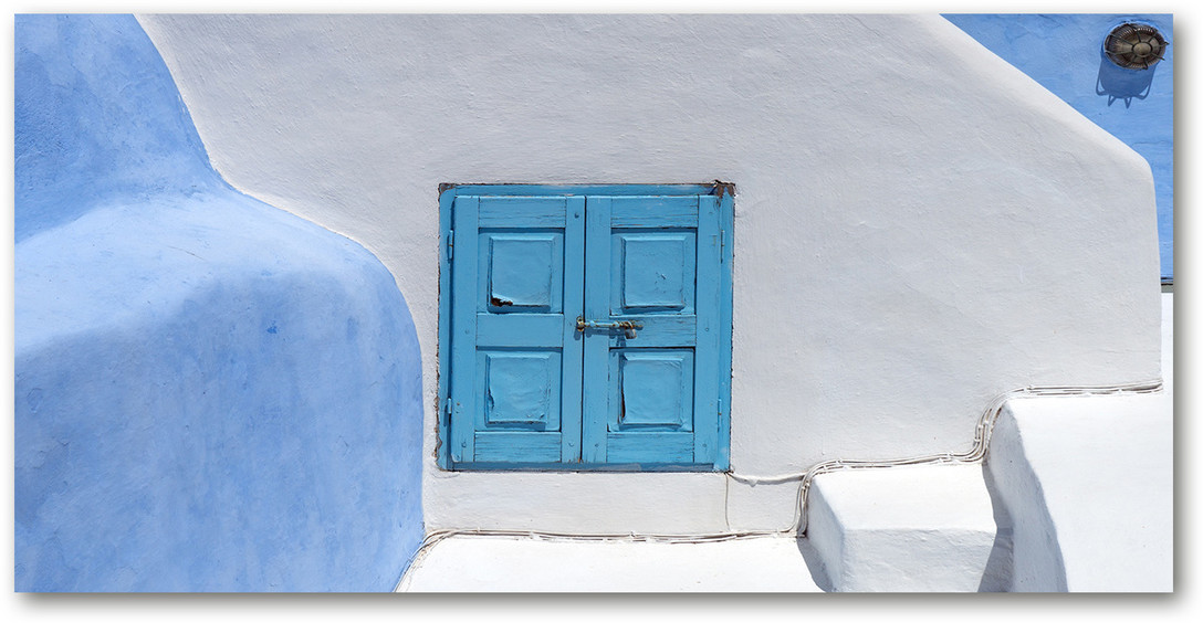 Foto obraz szkło akryl Santorini Grecja