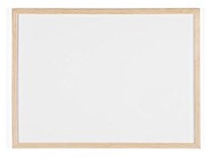 Bi-Office Budget tablica suchościeralna z drewnianą ramą, nie magnetyczny, 60 x 45 cm MP04001010