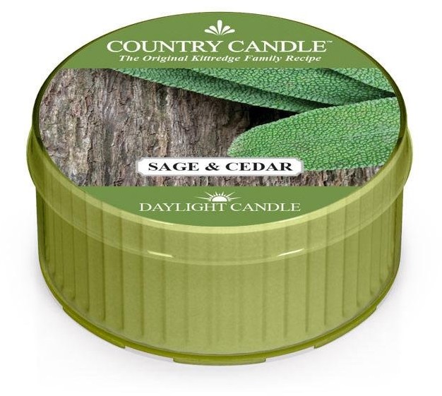 Daylight Country Candle Country Candle, Sage and Cedar, świeca zapachowa 1 knot