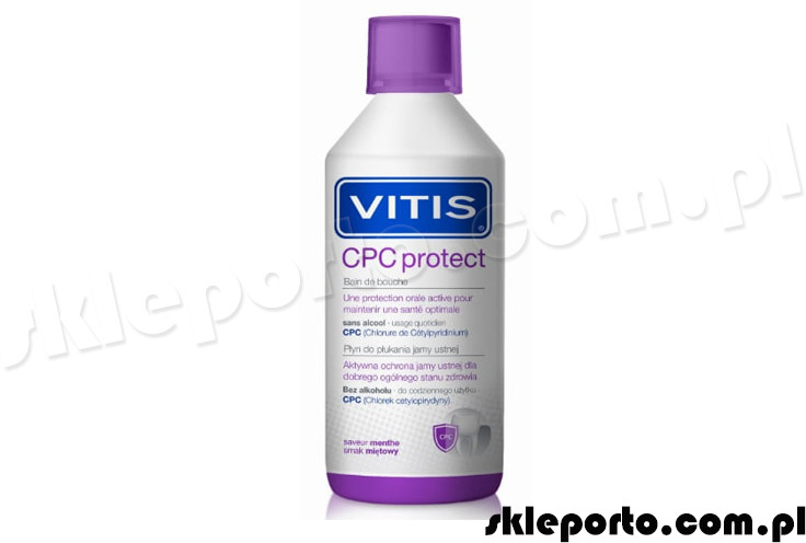 Dentaid Vitis Płyn CPC Protection 500 ml - redukcja patogenów wirusowych ( wirusobójczy )