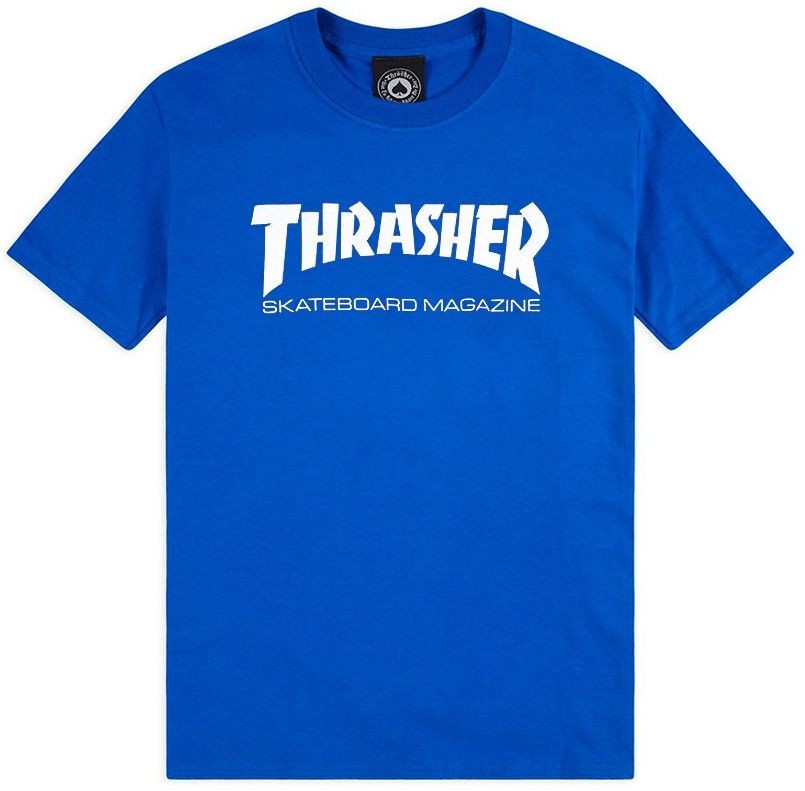 Thrasher t-shirt SKATE MAG Royal Blue