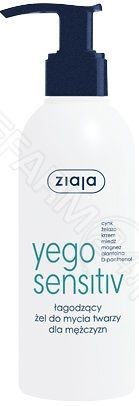 Ziaja Yego Sensitiv łagodzący żel do mycia twarzy dla mężczyzn 200 ml