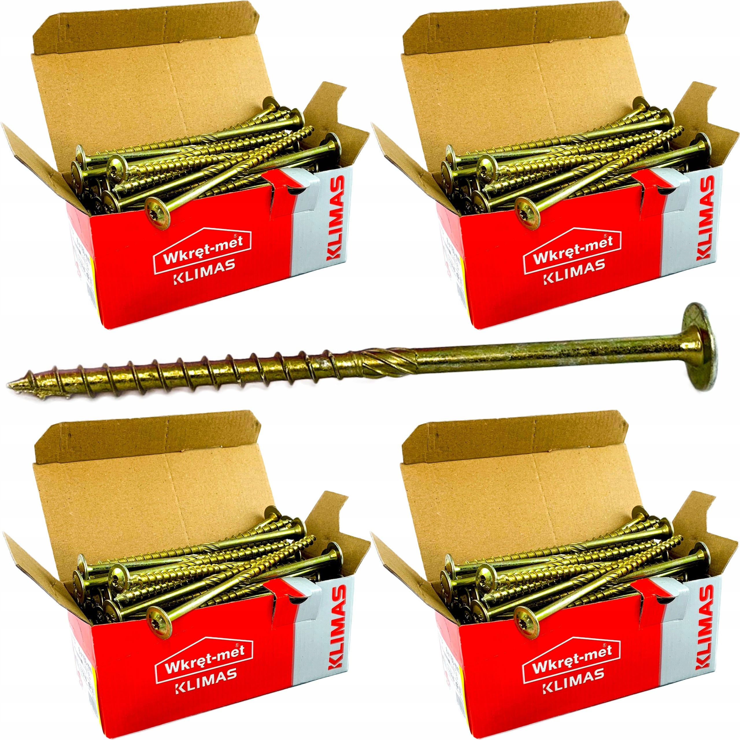 Wkręty Do Drewna Ciesielskie Torx 6x200 200 szt.