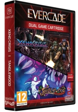 EVERCADE Zestaw gier do konsolki EVERCADE Xeno Crisis i Tanglewood