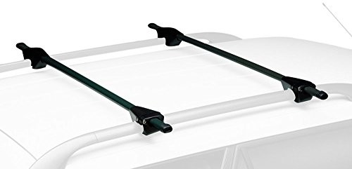 Twinny twinny k0281951/CM uniwersalny bagażnik dachowy komplet, Logico Key 120 cm, w kolorze czarnym K0281951/CM