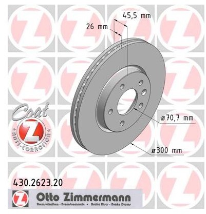 Zimmermann Tarcza hamulcowa 430.2623.20