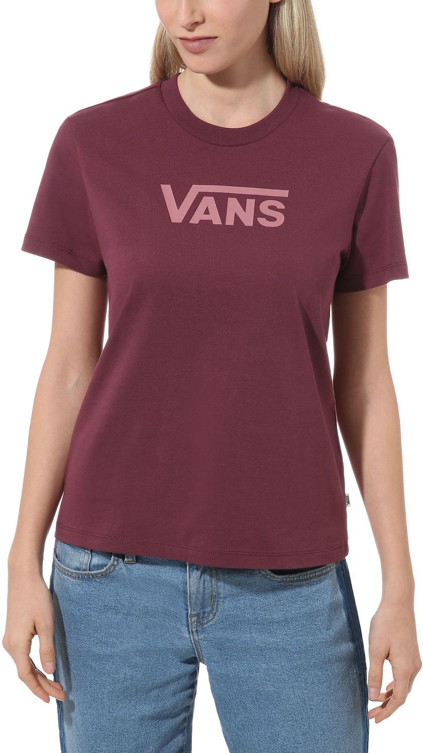 Vans t-shirt damski FLYING V CLASSIC Prune