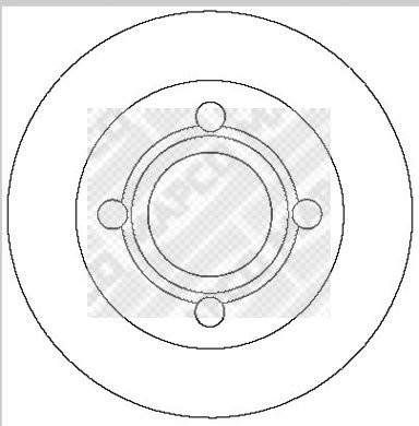 Mapco Drążek mapco 53665 łączniki stabilizatora wzmacnia HPS 2 X łączniki i stabibu przedniej osi 15706