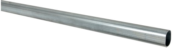 Drążek owalny 150 cm ocynkowany biały