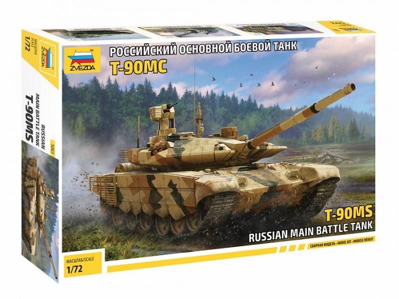 Zvezda Model do sklejania T-90MS Rosyjski czołg podstawowy