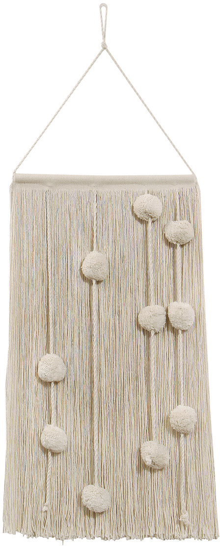 Lorena Canals Lorena Canals, Dekoracja na ścianę, Wall Hanging Cotton Field, 65(100)x35 cm, Kremowy