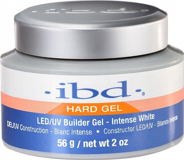 IBD Hard Gel Led/uv Żel Budujący Intense White 56g