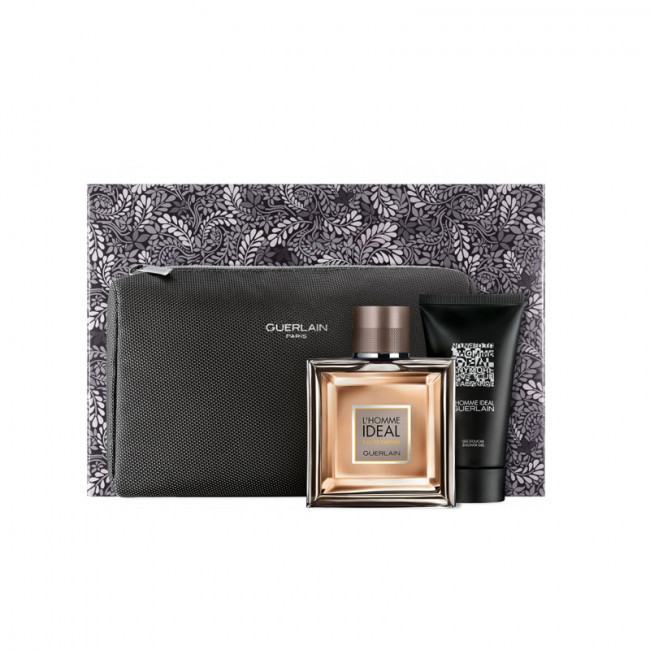 Guerlain L´Homme Ideal, Zestaw podarunkowy, woda perfumowana 100ml + żel pod prysznic 75ml + torba