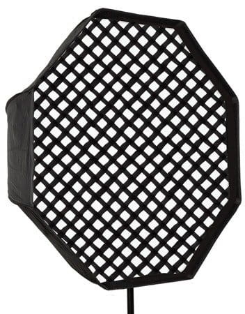 GlareOne Softbox oktagonalny GlareOne Parasolkowy 80 cm z dyfozorem oraz gridem do lamp reporterskich SERSOFT80G