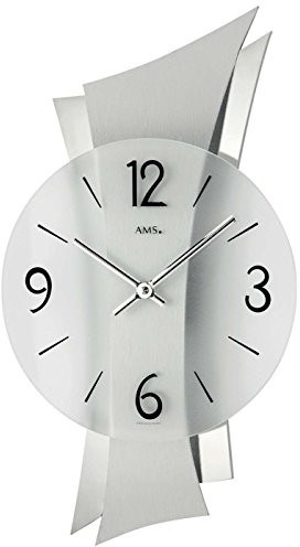 AMS 9398 Zegar ścienny szklany nowoczesna W9398