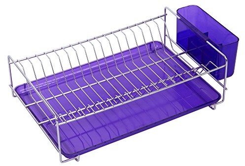 Sauvic sauvic 91028 stojak na naczynia, ze stal nierdzewna, taca z miętowo 304, płaski 38,5 X 25 X 12 cm. 91028