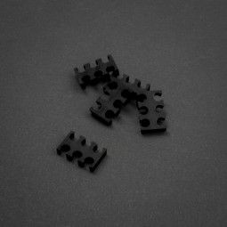 King Mod Services Mod Services 6-biegunowy grzebieniowy kabel 3 mm mały czarny zestaw 5 sztuk 4250144802299