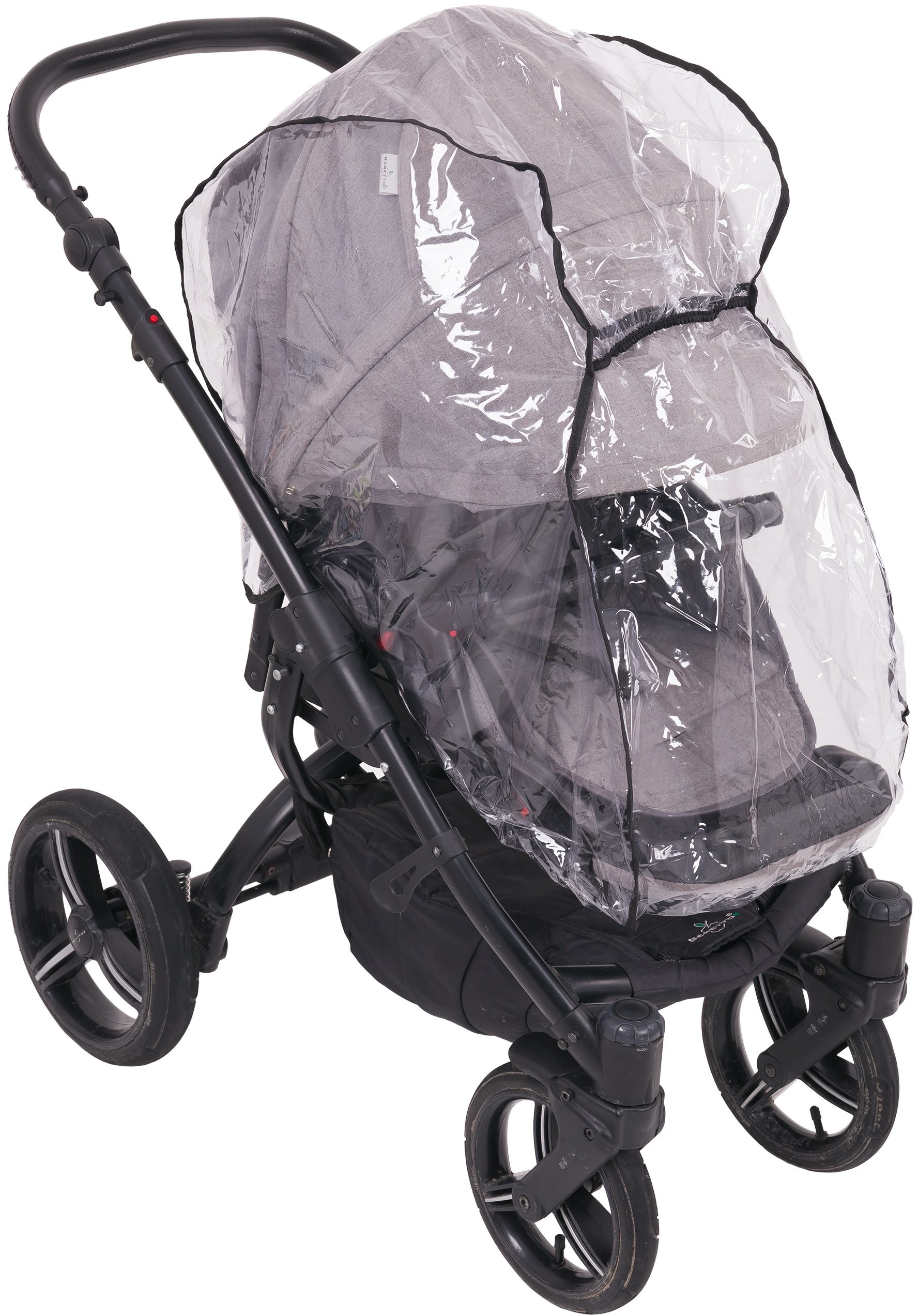 Folia Przeciwdeszczowa 2w1 do wózka gondoli Wózek