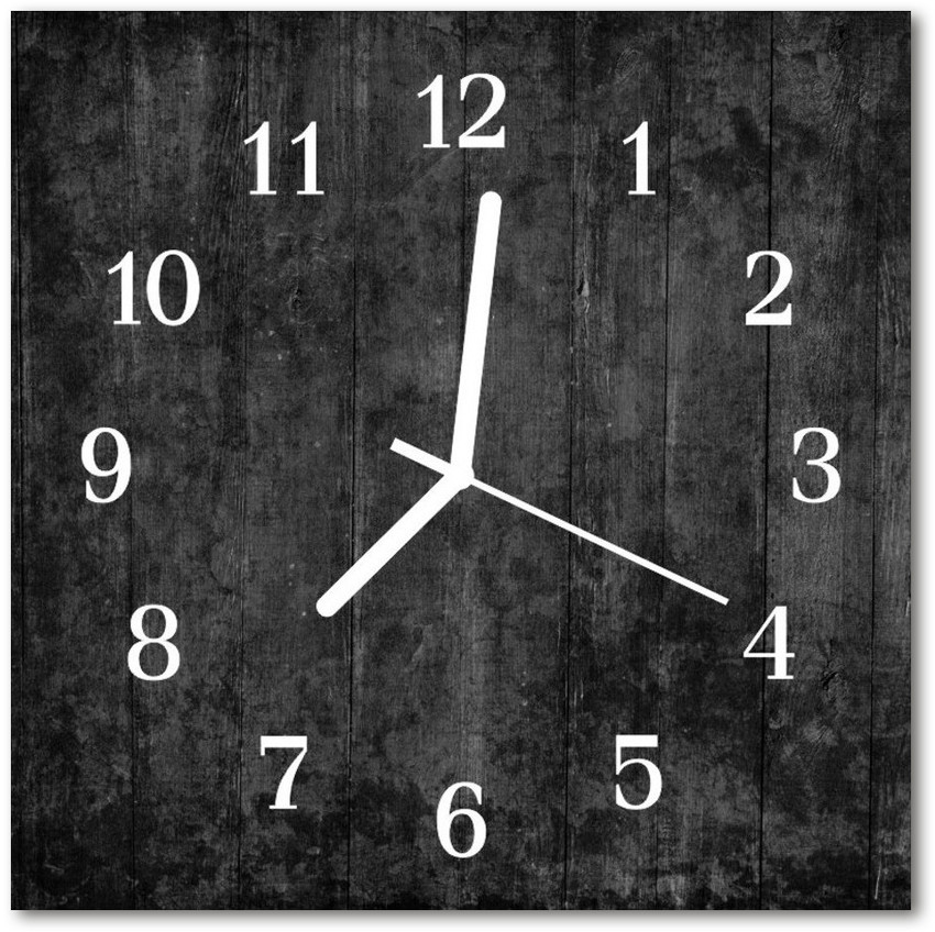 tulup pl Zegar ścienny kwadrat Drewno 30x30cm