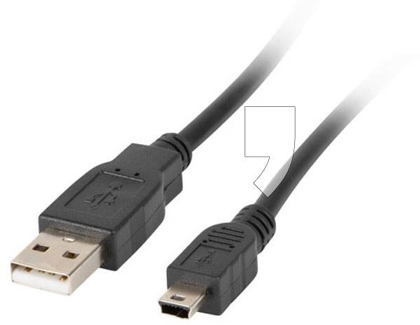 Canon Lanberg KABEL USB MINI AM-BM5P 2.0 CZARNY 30CM LANBERG CA-USBK-10CC-0003-BK