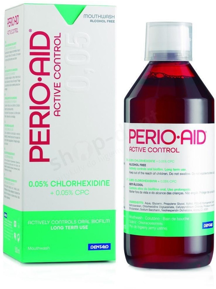 Active Vitis VITIS PERIO CONTROL 0,05% - Antyseptyczny płyn z chlorheksydyną 500ml